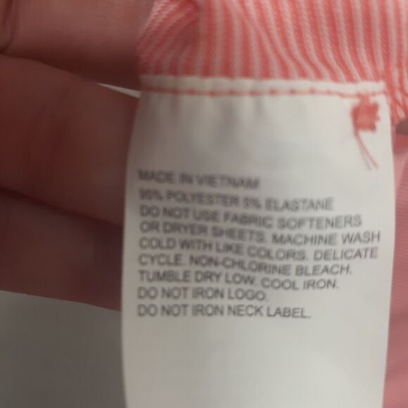 Callaway Opti-Dri Men’s XL Coral Thin Striped Performance Golf Polo Shirt - Picture 5 of 8